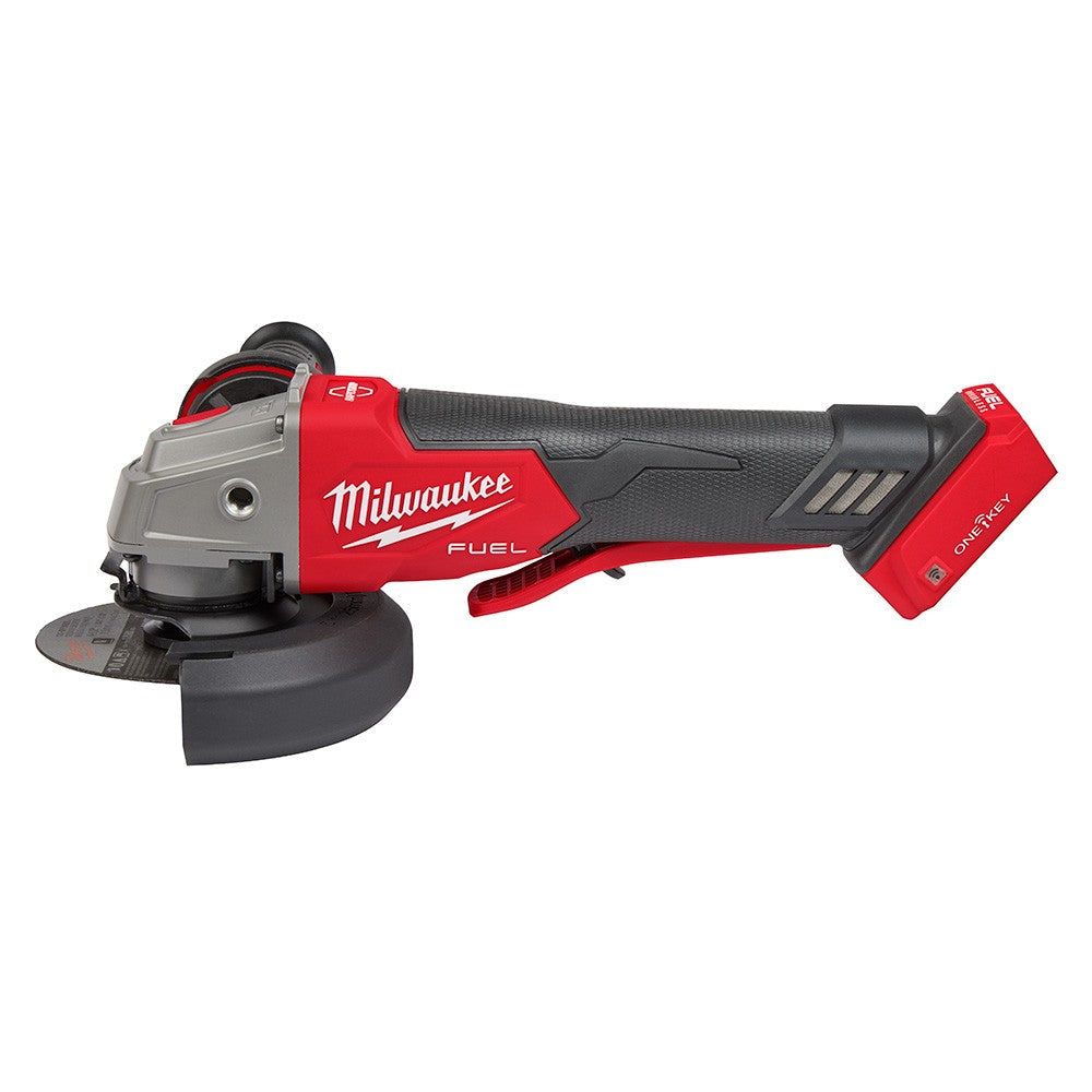 Milwaukee 2882-20 M18 FUEL™ 4-1/2/5 Braking Grinder w/ ONE-KEY™  Paddle Switch, No-Lock, Bare Tool