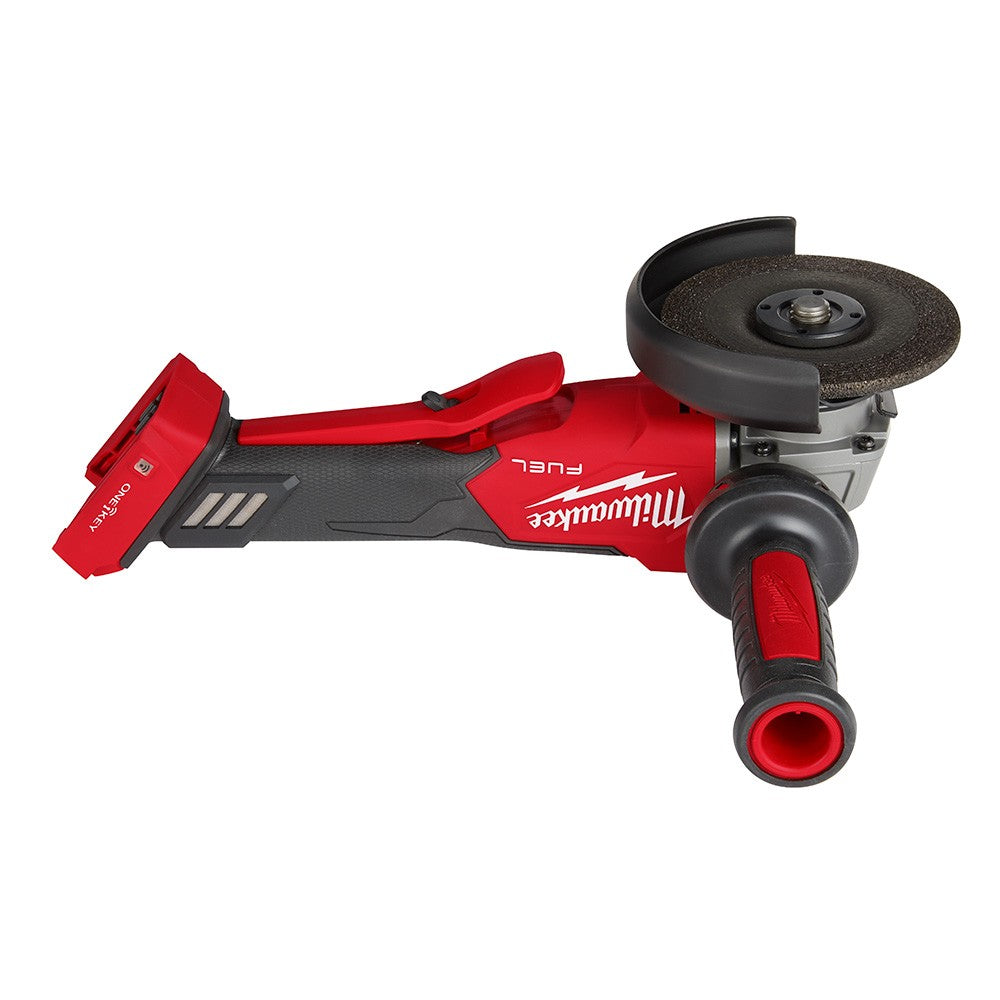 Milwaukee 2882-20 M18 FUEL™ 4-1/2/5 Braking Grinder w/ ONE-KEY™  Paddle Switch, No-Lock, Bare Tool