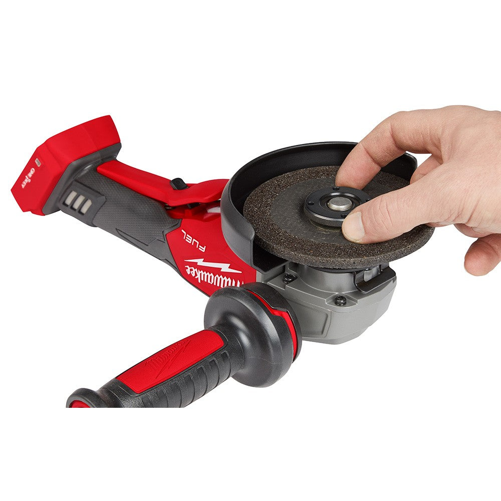 Milwaukee 2882-20 M18 FUEL™ 4-1/2/5 Braking Grinder w/ ONE-KEY™  Paddle Switch, No-Lock, Bare Tool