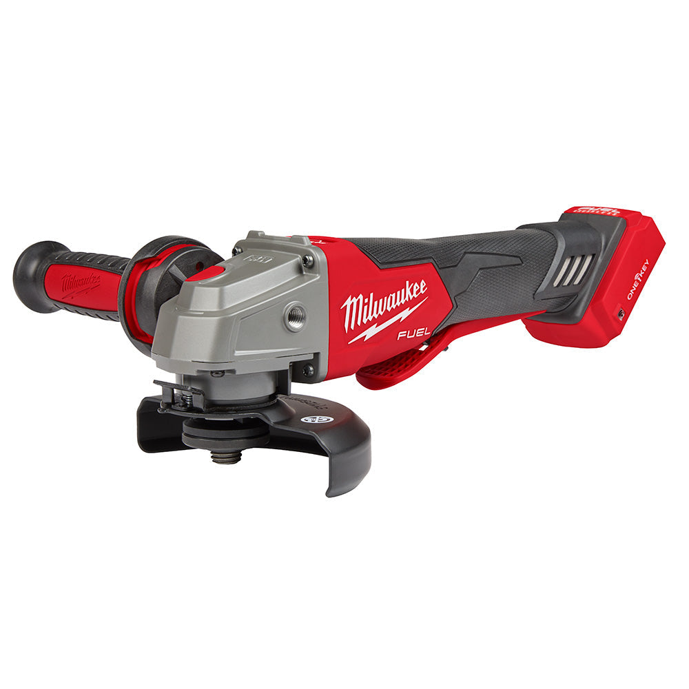 Milwaukee 2882-20 M18 FUEL™ 4-1/2 / 5 Braking Grinder w/ ONE-KEY™  Paddle Switch, No-Lock