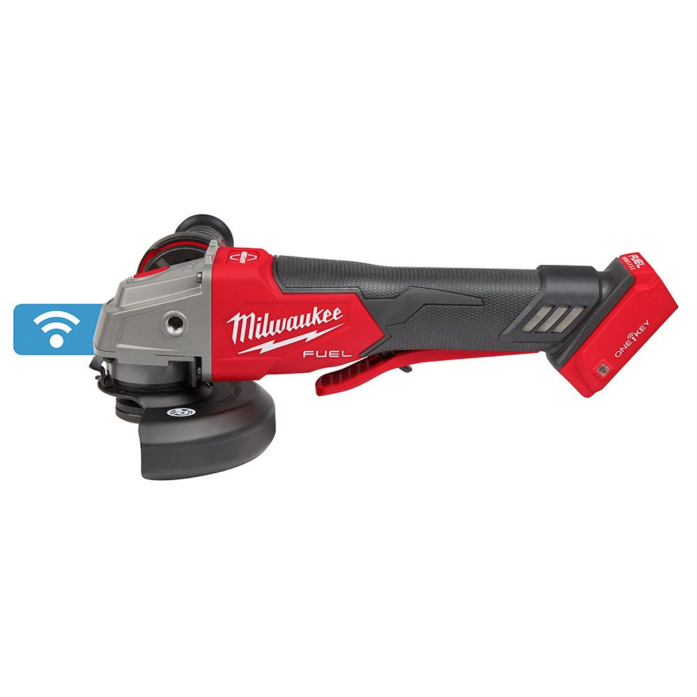 Milwaukee 2882-20 M18 FUEL™ 4-1/2/5 Braking Grinder w/ ONE-KEY™  Paddle Switch, No-Lock, Bare Tool