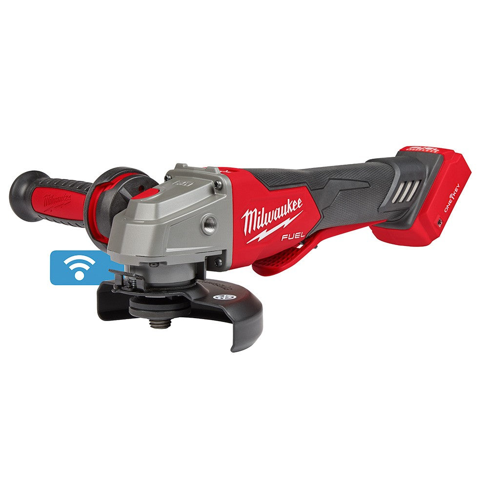 Milwaukee 2882-20 M18 FUEL™ 4-1/2/5 Braking Grinder w/ ONE-KEY™  Paddle Switch, No-Lock, Bare Tool