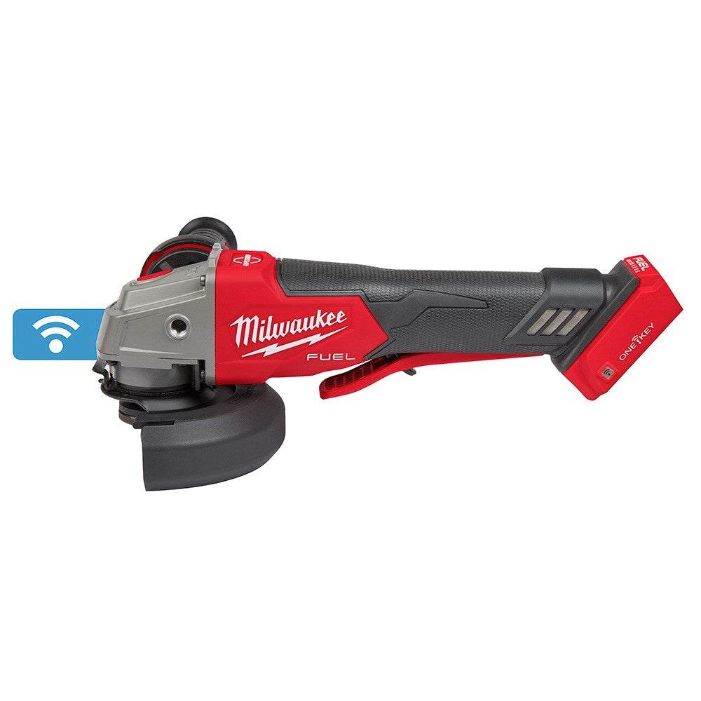 Milwaukee 2882-20 M18 FUEL™ 4-1/2/5 Braking Grinder w/ ONE-KEY™  Paddle Switch, No-Lock, Bare Tool