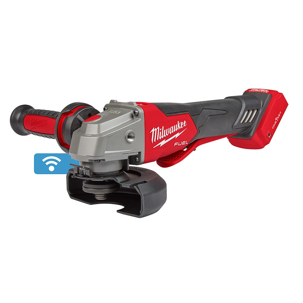 Milwaukee 2882-20 M18 FUEL™ 4-1/2/5 Braking Grinder w/ ONE-KEY™  Paddle Switch, No-Lock, Bare Tool