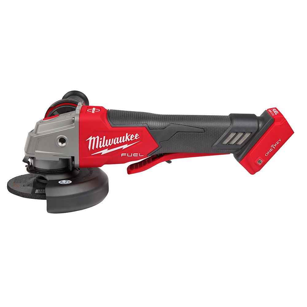 Milwaukee 2882-20 M18 FUEL™ 4-1/2/5 Braking Grinder w/ ONE-KEY™  Paddle Switch, No-Lock, Bare Tool