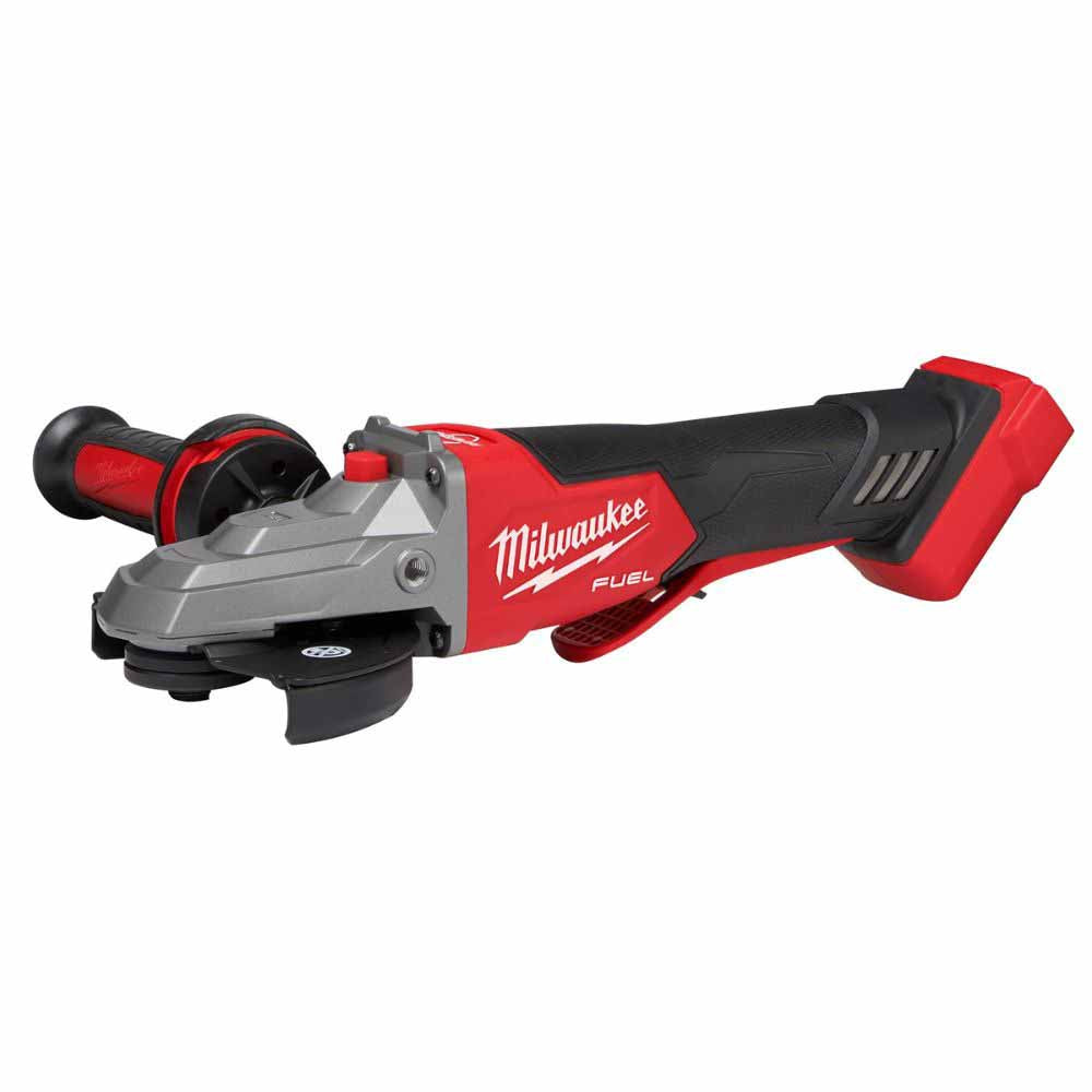 Milwaukee 2886-20 M18 FUEL™ 5 Flathead Braking Grinder, Paddle Switch No-Lock, Bare