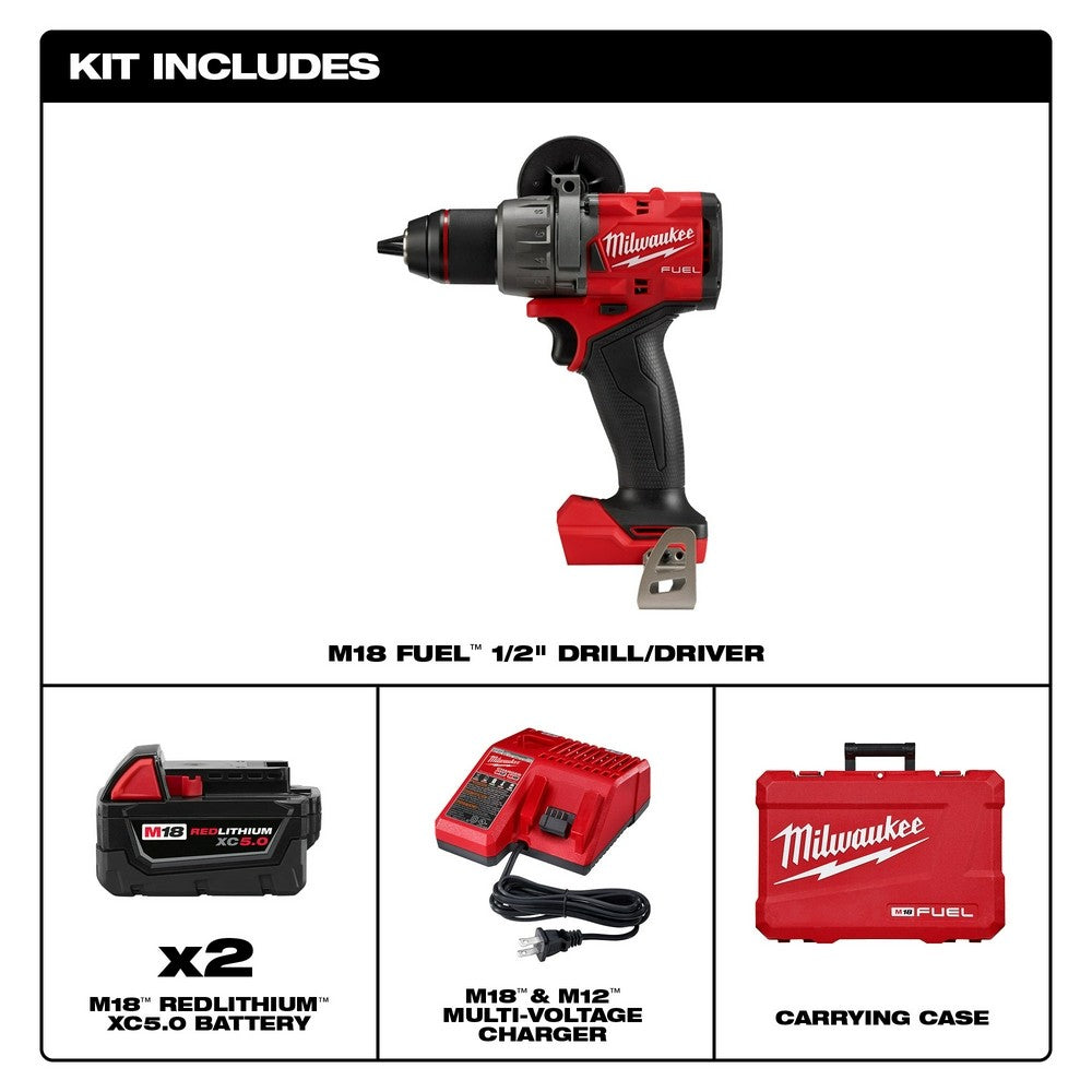 Milwaukee 2903-22 M18 FUEL 1/2 Drill/Driver Kit