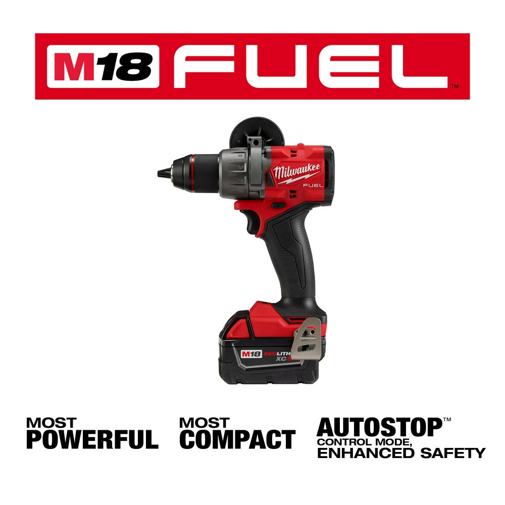 Milwaukee 2904-22 M18 FUEL 1/2 Hammer Drill/Driver Kit