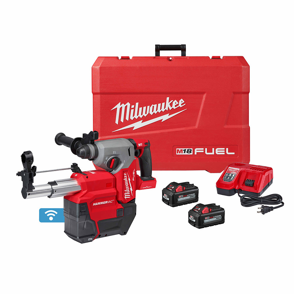 Milwaukee 2914-22DE M18 FUEL™ 1 SDS Plus Rotary Hammer w/ ONE-KEY™ Dust Extractor Kit