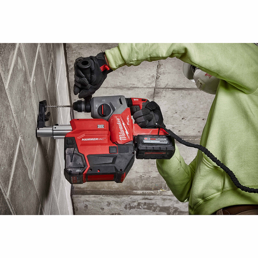 Milwaukee 2914-22DE M18 FUEL™ 1 SDS Plus Rotary Hammer w/ ONE-KEY™ Dust Extractor Kit