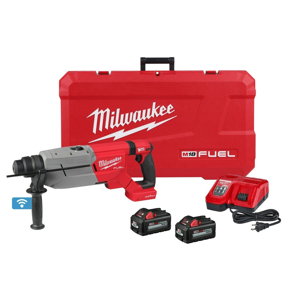 Milwaukee 2916-22 M18 FUEL 1-1/4 SDS Plus D-Handle Rotary Hammer Kit w/ ONE-KEY