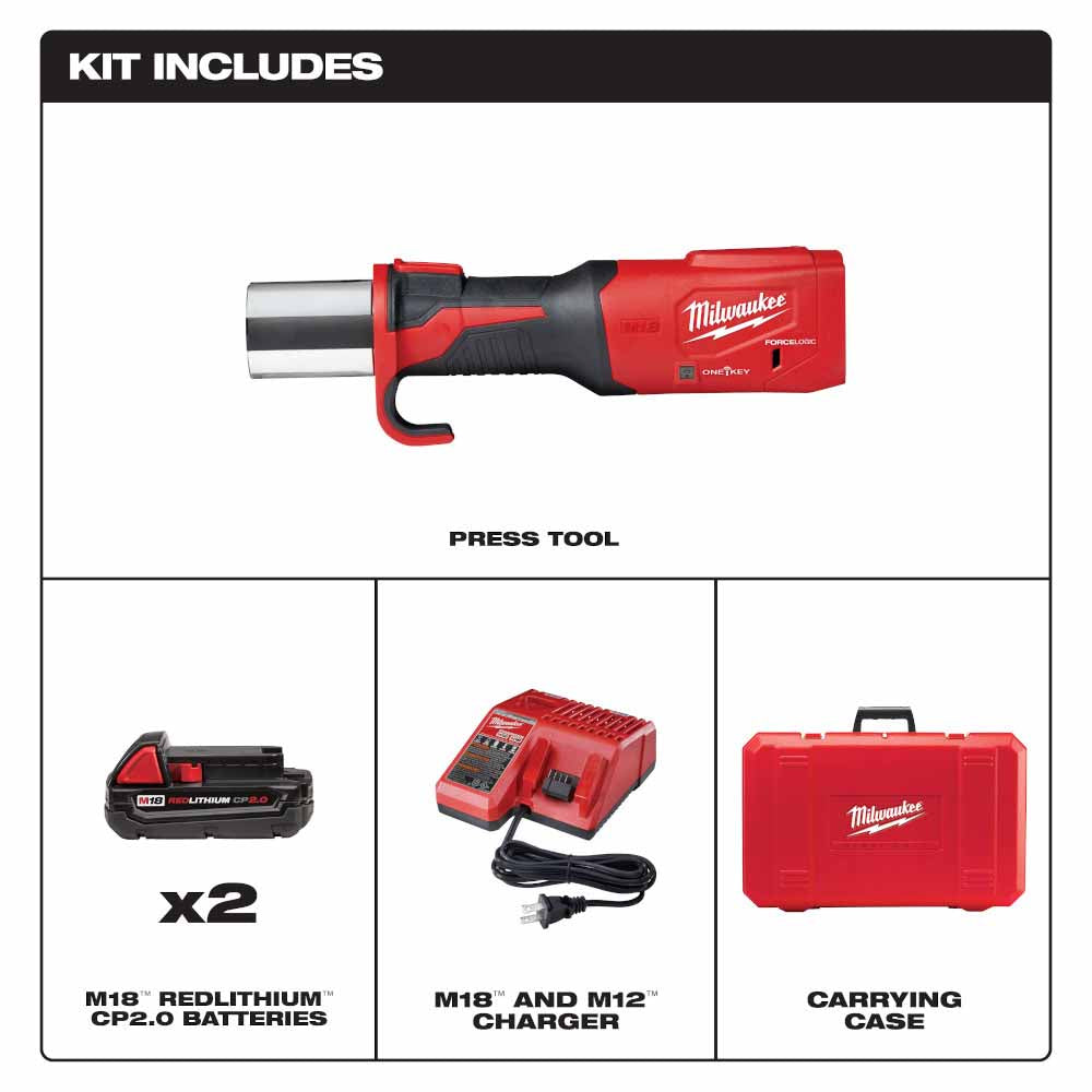 Milwaukee 2922-20 M18™ FORCE LOGIC™ Press Tool w/ ONE-KEY™