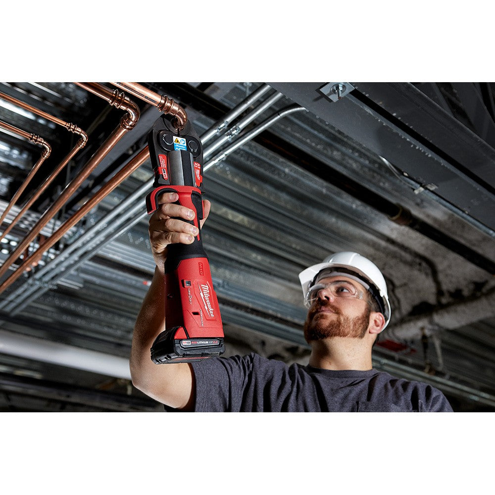 Milwaukee 2922-22M M18™ FORCE LOGIC™ Press Tool w/ ONE-KEY™ w/ ¼” – 7/8” Streamline™ ACR Press Jaws