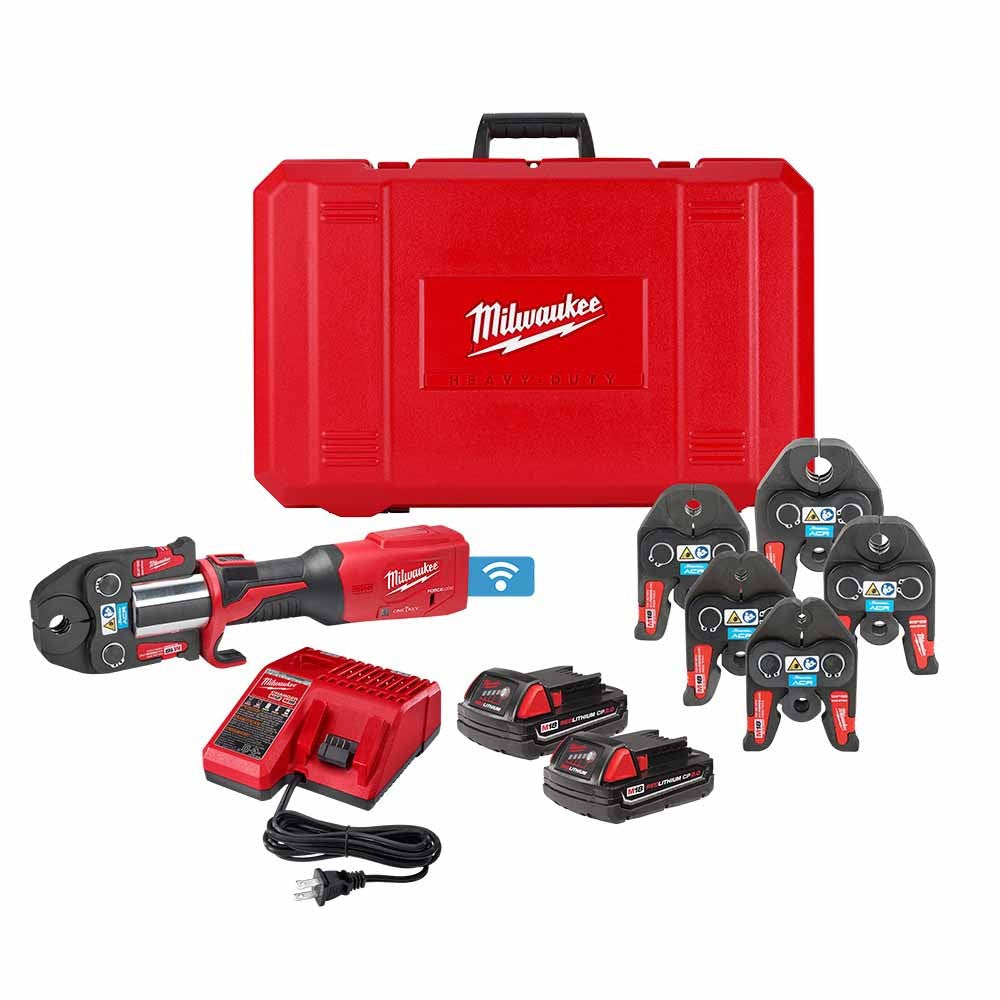 Milwaukee 2922-22 M18™ FORCE LOGIC™ Press Tool w/ ONE-KEY™ w/ 1/2-2 CTS Jaws