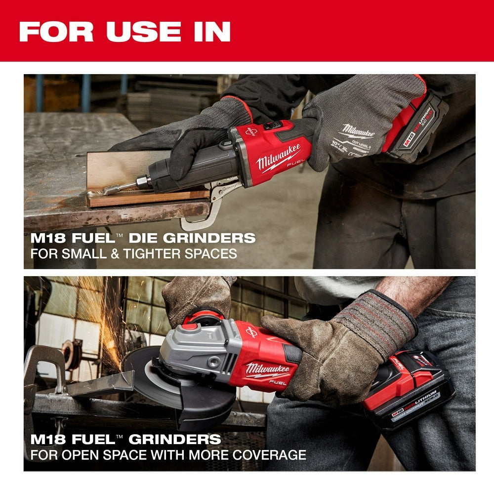 Milwaukee 2939-20 M18 FUEL Braking Die Grinder, Slide Switch, Bare Tool