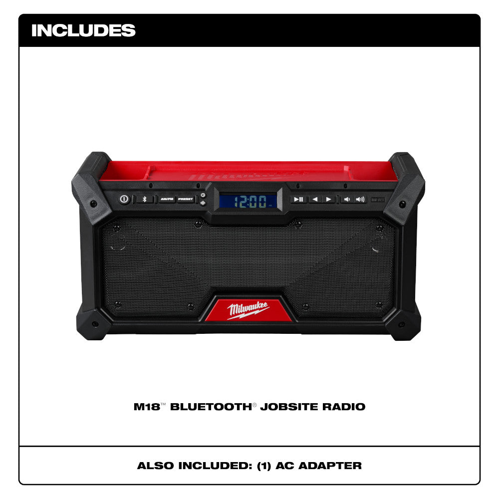 Milwaukee 2952-20 M18 Bluetooth Jobsite Radio