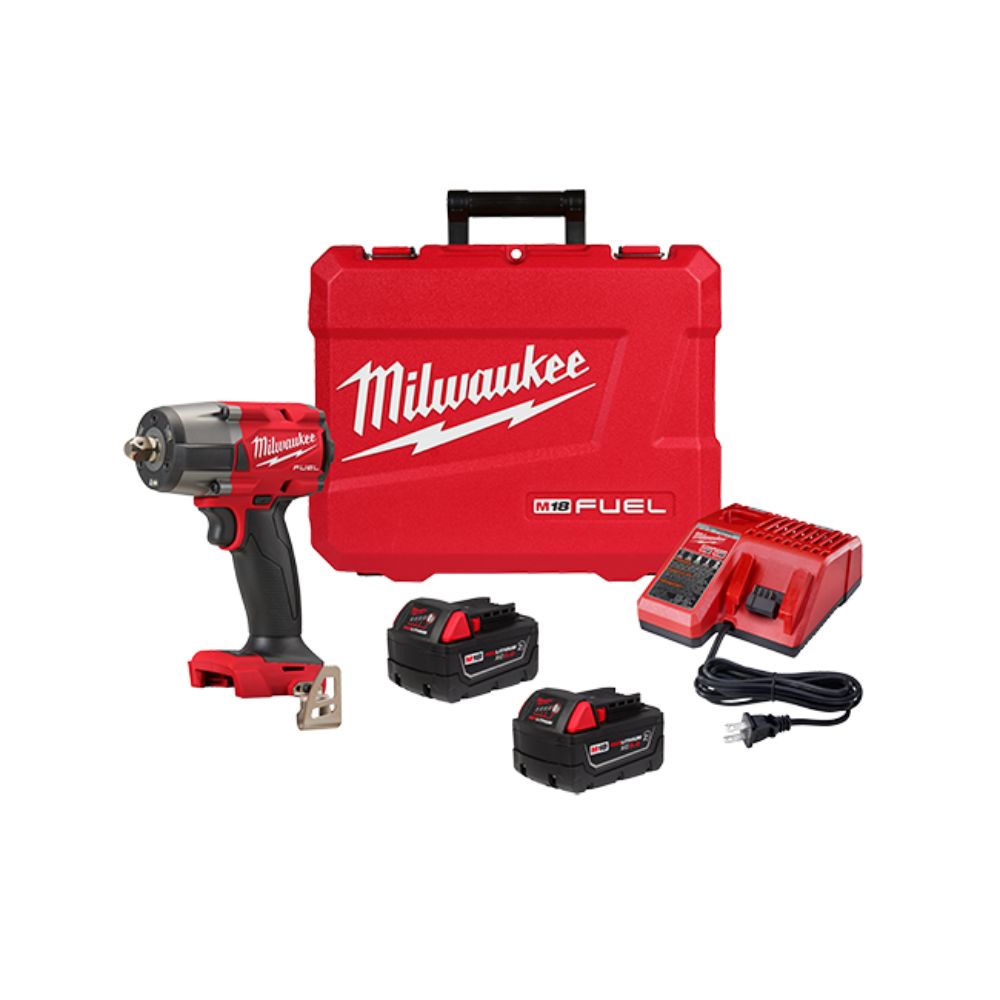 Milwaukee 2962P-22R M18 FUEL 1/2  Mid-Torque Impact Wrench w/ Pin Detent Kit