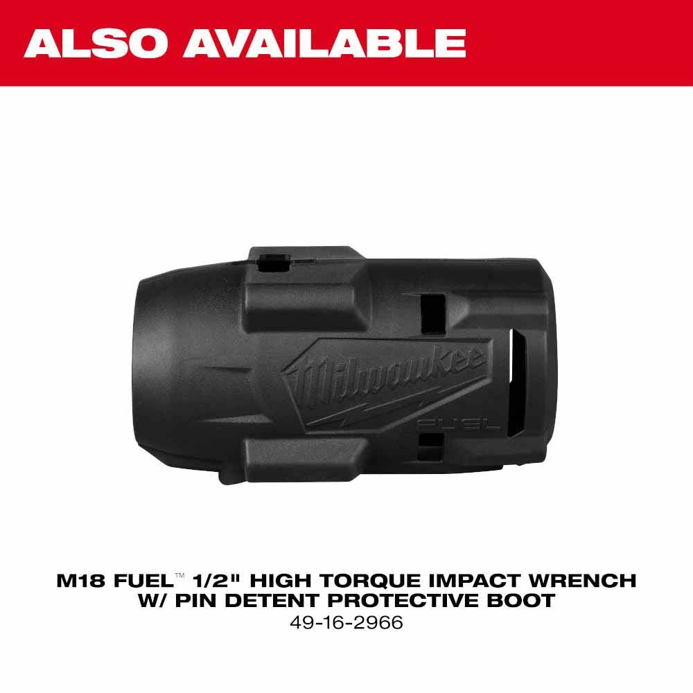 Milwaukee 2966-20 M18 FUEL 1/2 High Torque Impact Wrench w/ Pin Detent, Bare