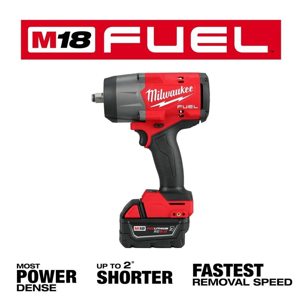 Milwaukee 2967-21B M18 FUEL 1/2 High Torque Impact Wrench w/ Friction Ring Kit