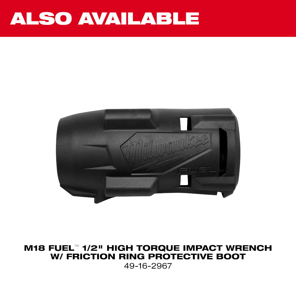 Milwaukee 2967-21F M18 FUEL 1/2 High Torque Impact Wrench w/ Friction Ring REDLITHIUM FORGE Kit