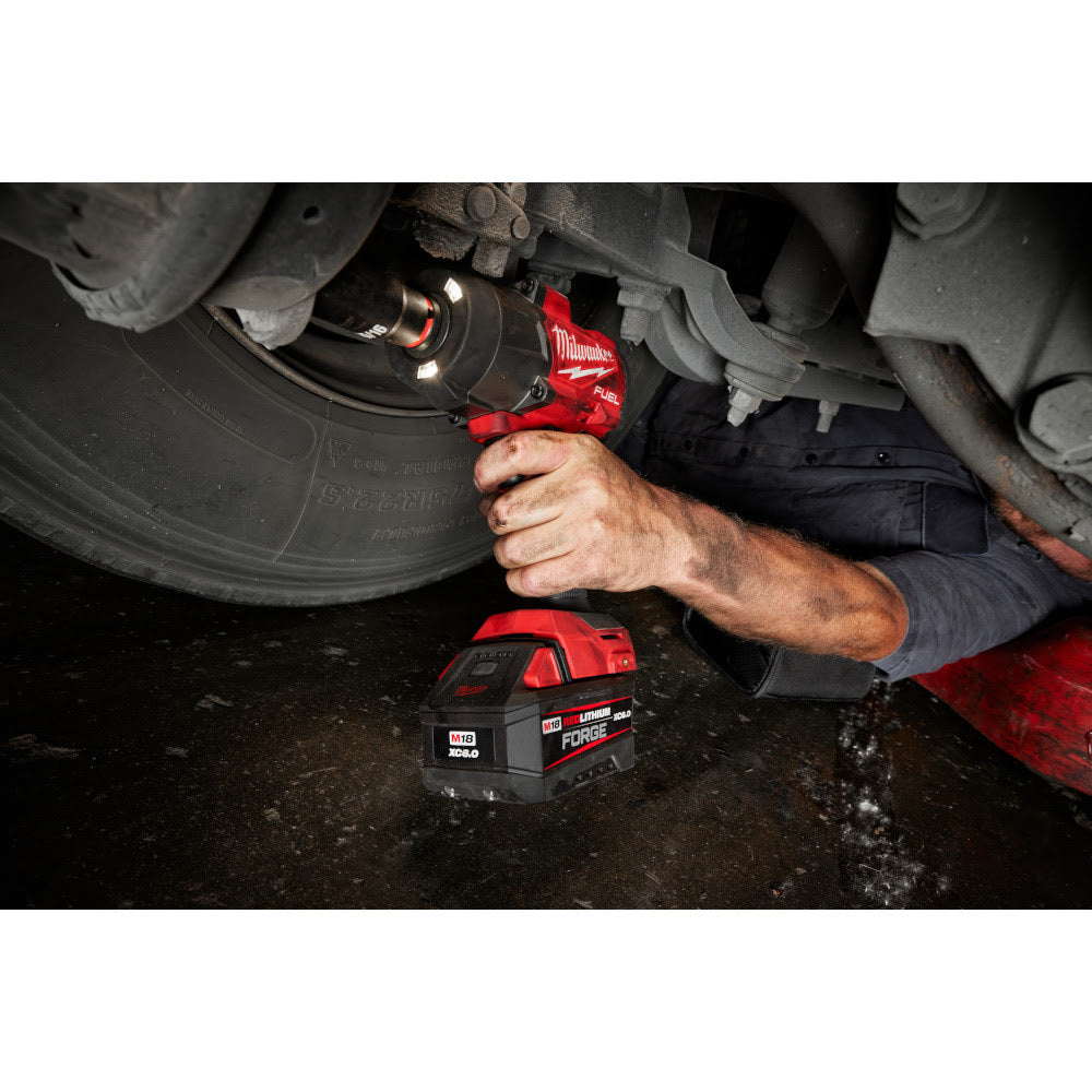 Milwaukee 2967-21F M18 FUEL 1/2 High Torque Impact Wrench w/ Friction Ring REDLITHIUM FORGE Kit