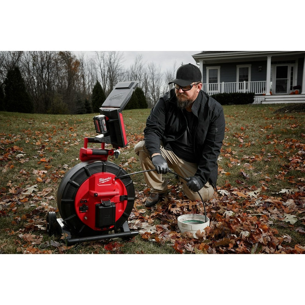 Milwaukee 2975-20 M18 200’ Mid-Stiff Pipeline Inspection Reel