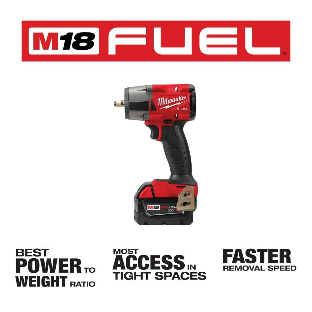 Milwaukee 3010-22 M18 FUEL 1/2 HTIW & 3/8 MTIW Automotive Combo Kit