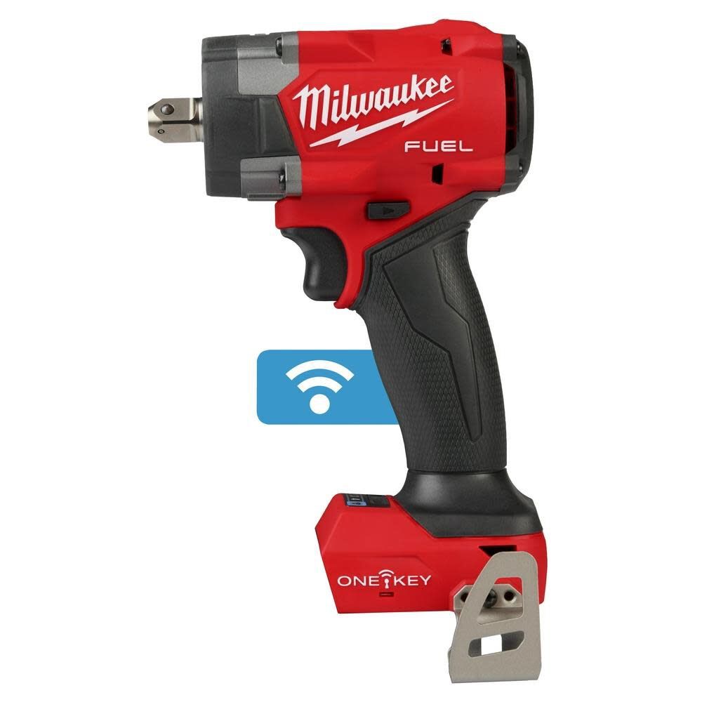 Milwaukee 3061P-20 M18 FUEL 1/2 Controlled Torque Compact Impact Wrench w/ TORQUE-SENSE, Pin Detent, Bare