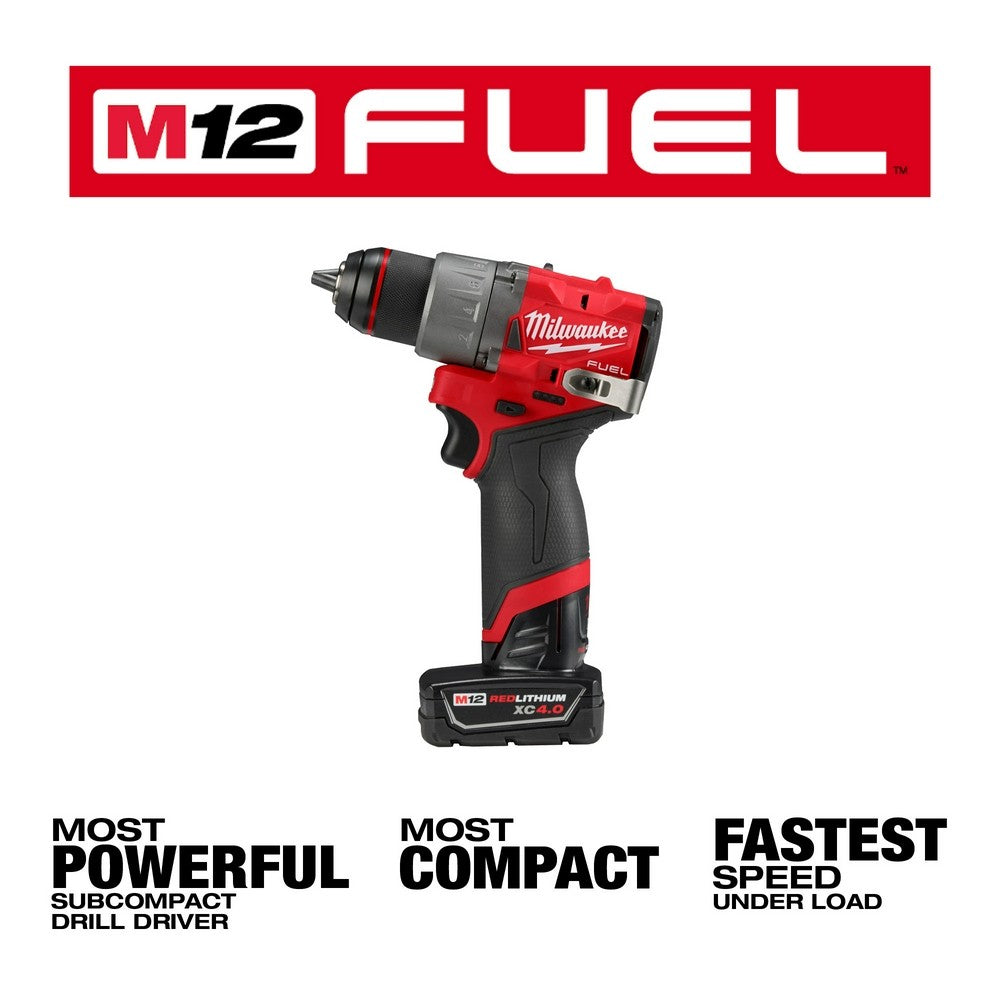 Milwaukee 3403-22 M12 FUEL 1/2 Drill/Driver Kit