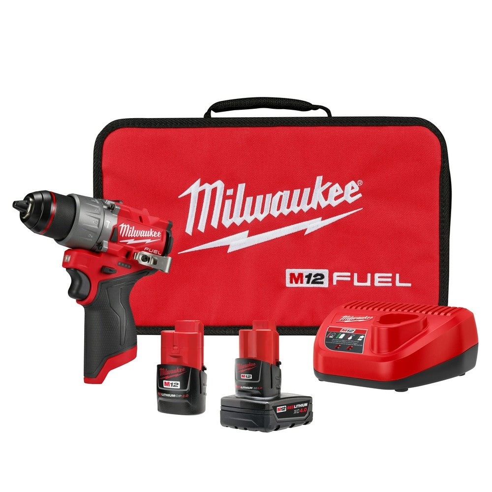 Milwaukee 3404-22 M12 FUEL 1/2 Hammer Drill/Driver Kit