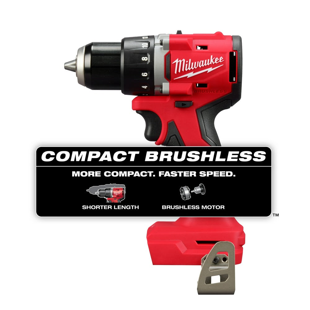 Milwaukee 3601-20 M18 Compact Brushless 1/2 Drill/Driver