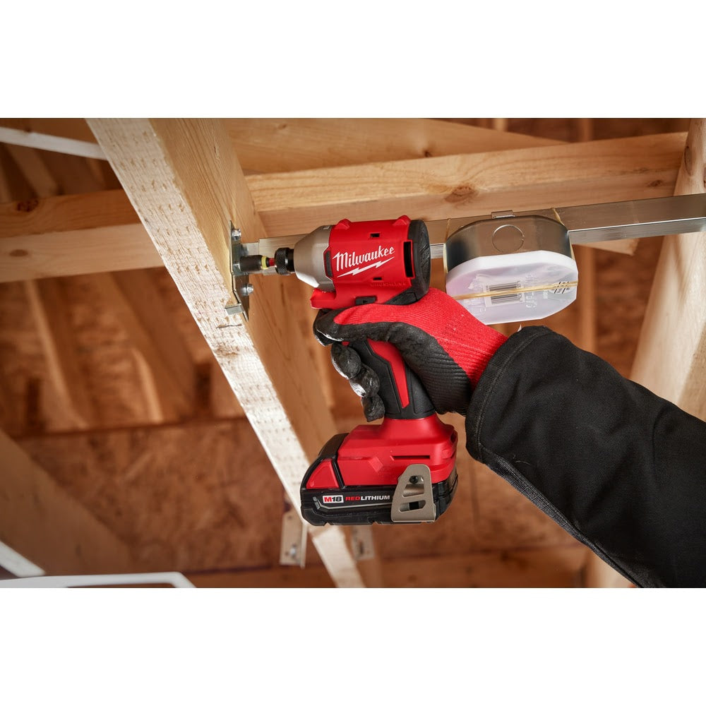 Milwaukee 3650-20 M18 Compact Brushless 1/4 Hex Impact Driver