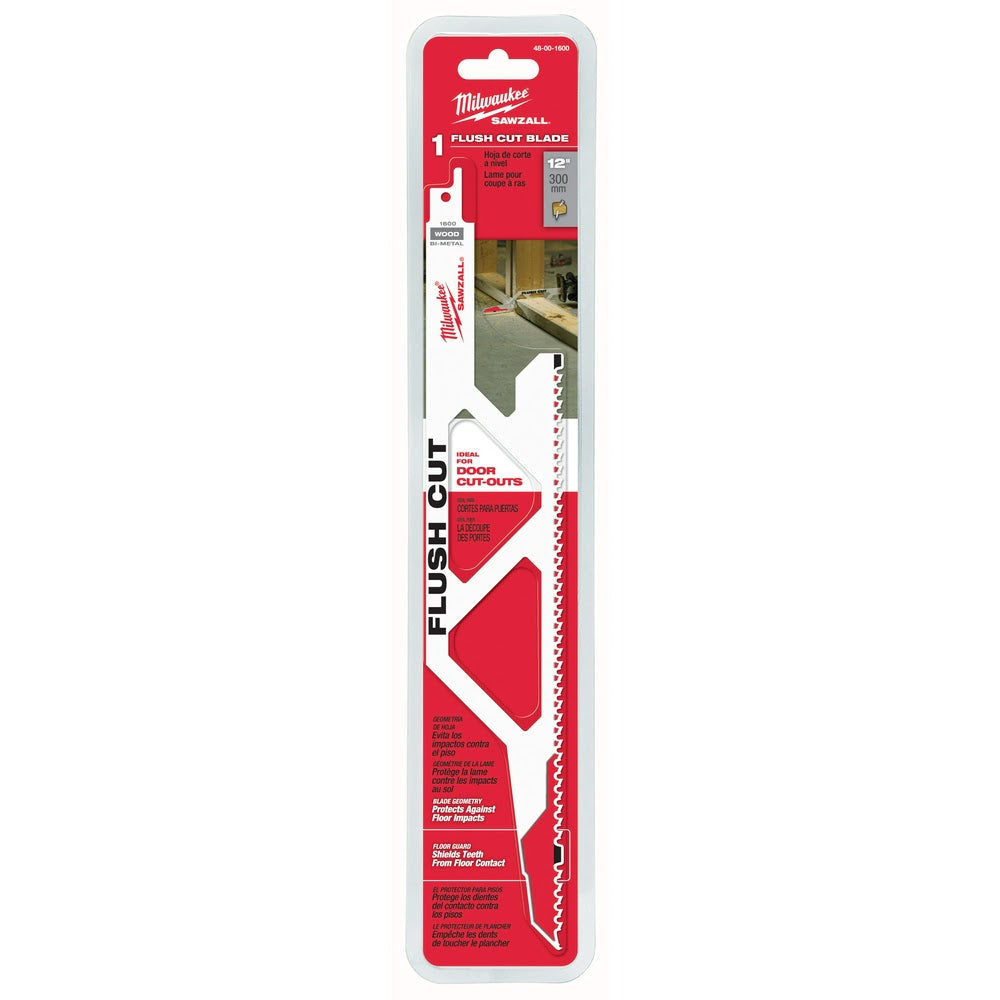 Milwaukee 48-00-1600 Flush Cut Sawzall Blade