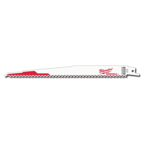 Milwaukee 48-00-5036 9 x 6TPI Bi-Metal Super Sawzall Blade 5-Pack