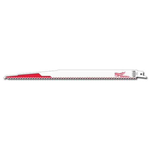 Milwaukee 48-00-5037 12 x 6TPI Bi-Metal Super Sawzall Blade 5-Pack