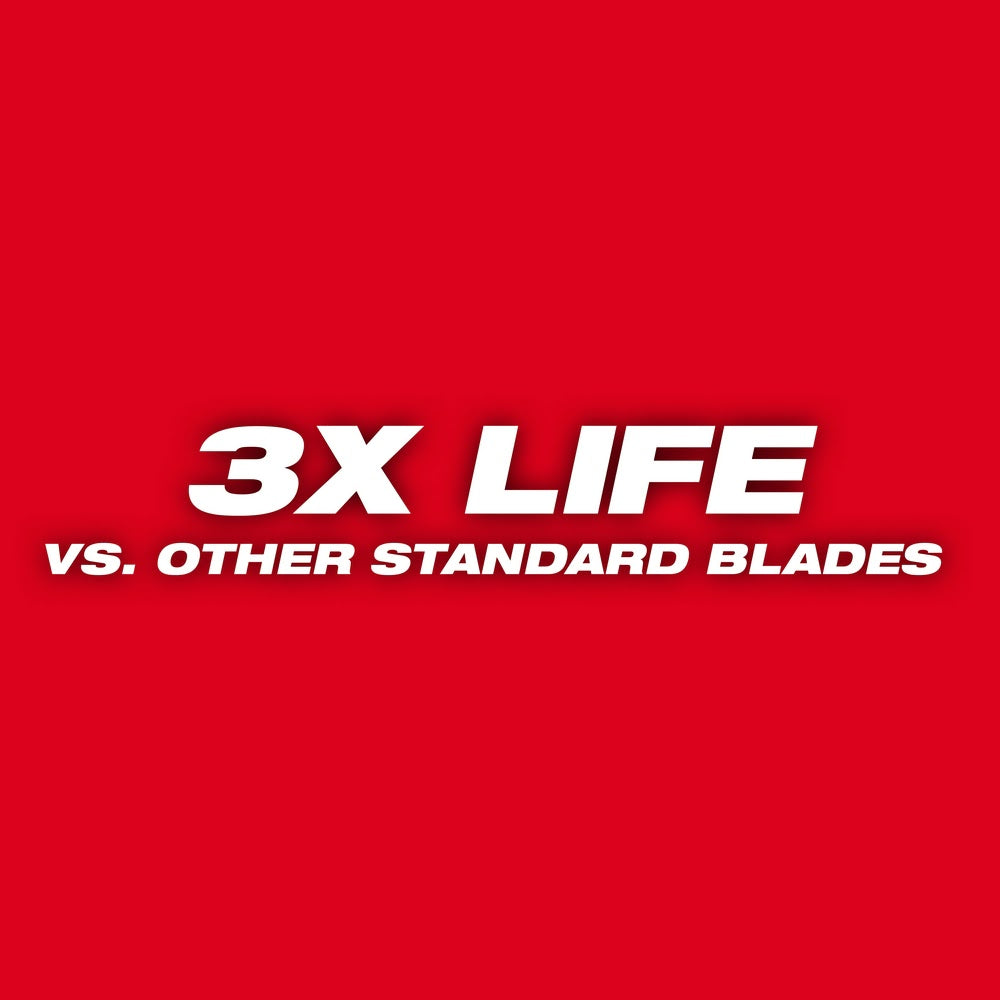 Milwaukee 48-00-5091 6 x 8/12TPI Bi-Metal Super Sawzall Blade 5-Pack