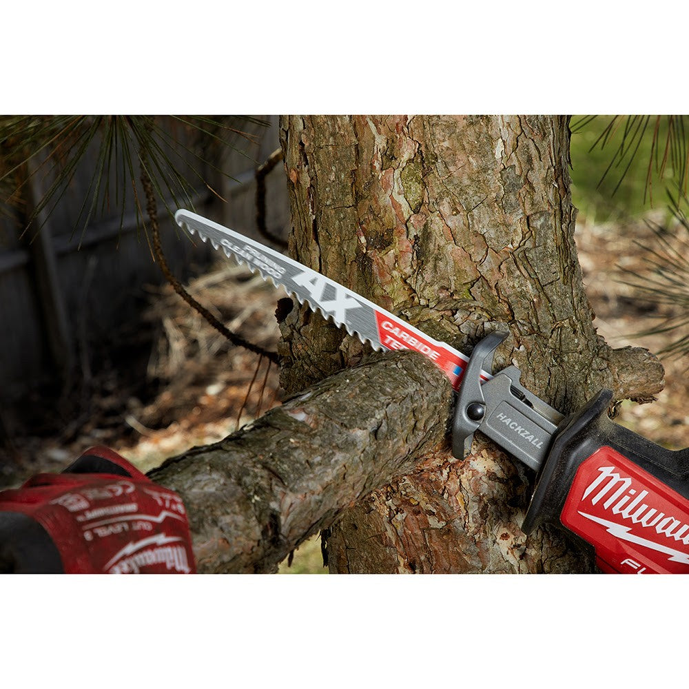 Milwaukee 48-00-5231 6 3TPI The AX™ with Carbide Teeth for Pruning & Clean Wood SAWZALL® Blade 1Pk