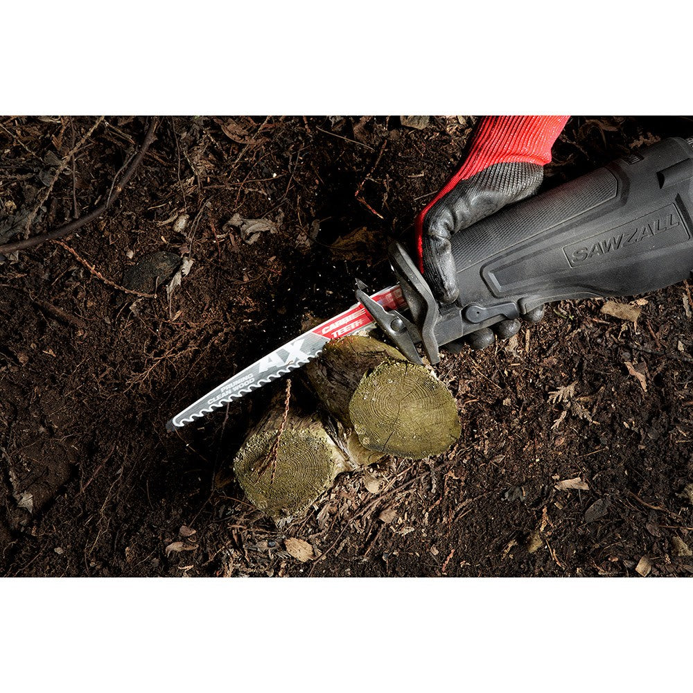 Milwaukee 48-00-5231 6 3TPI The AX™ with Carbide Teeth for Pruning & Clean Wood SAWZALL® Blade 1Pk