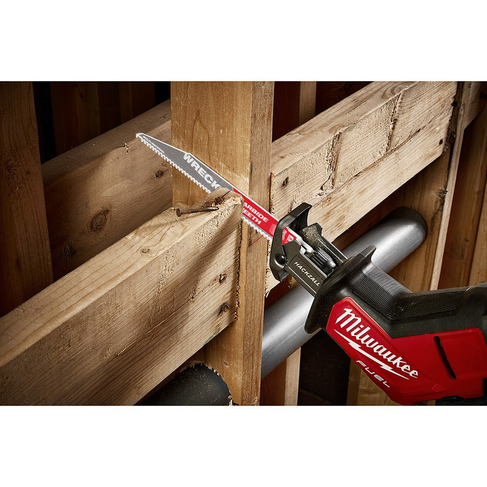 Milwaukee 48-00-5242 9 6TPI THE WRECKER™ with Carbide Teeth SAWZALL® Blade 1Pk