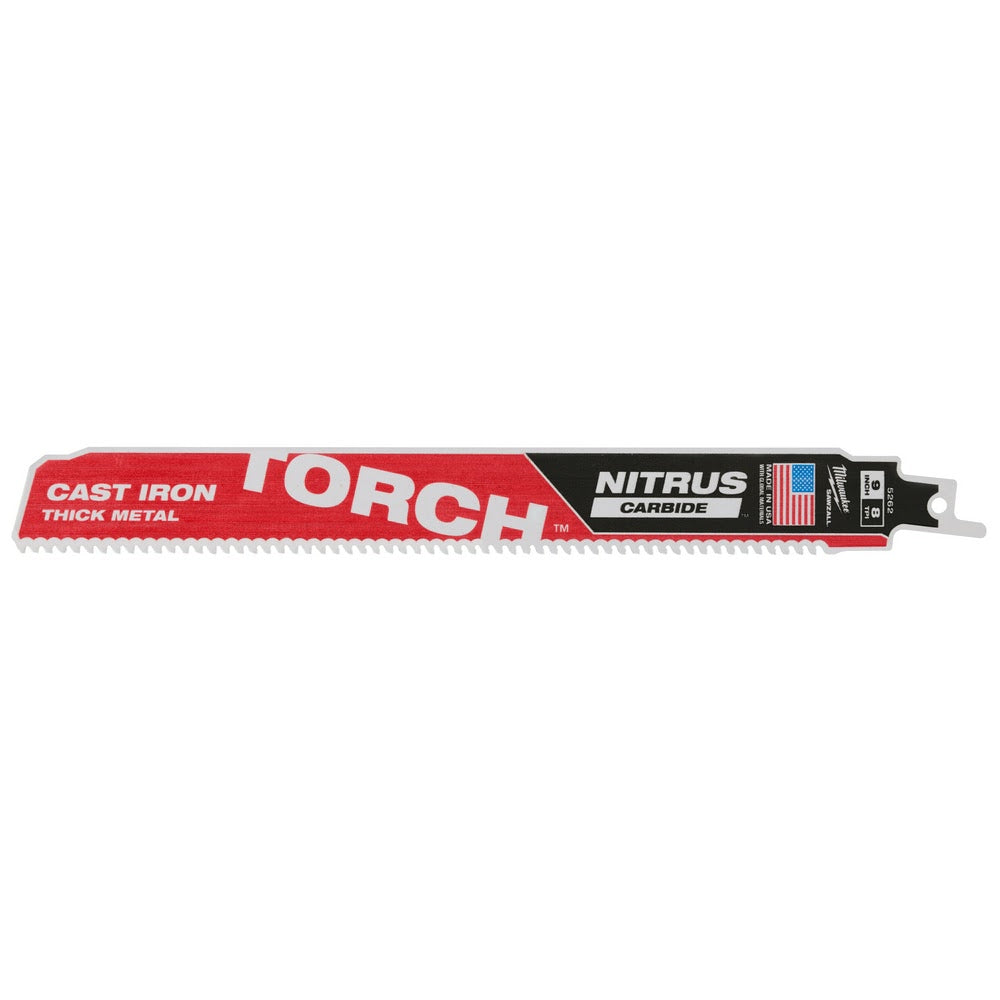 Milwaukee 48-00-5262 9 7TPI The TORCH with NITRUS CARBIDE for Cast Iron 1Pk