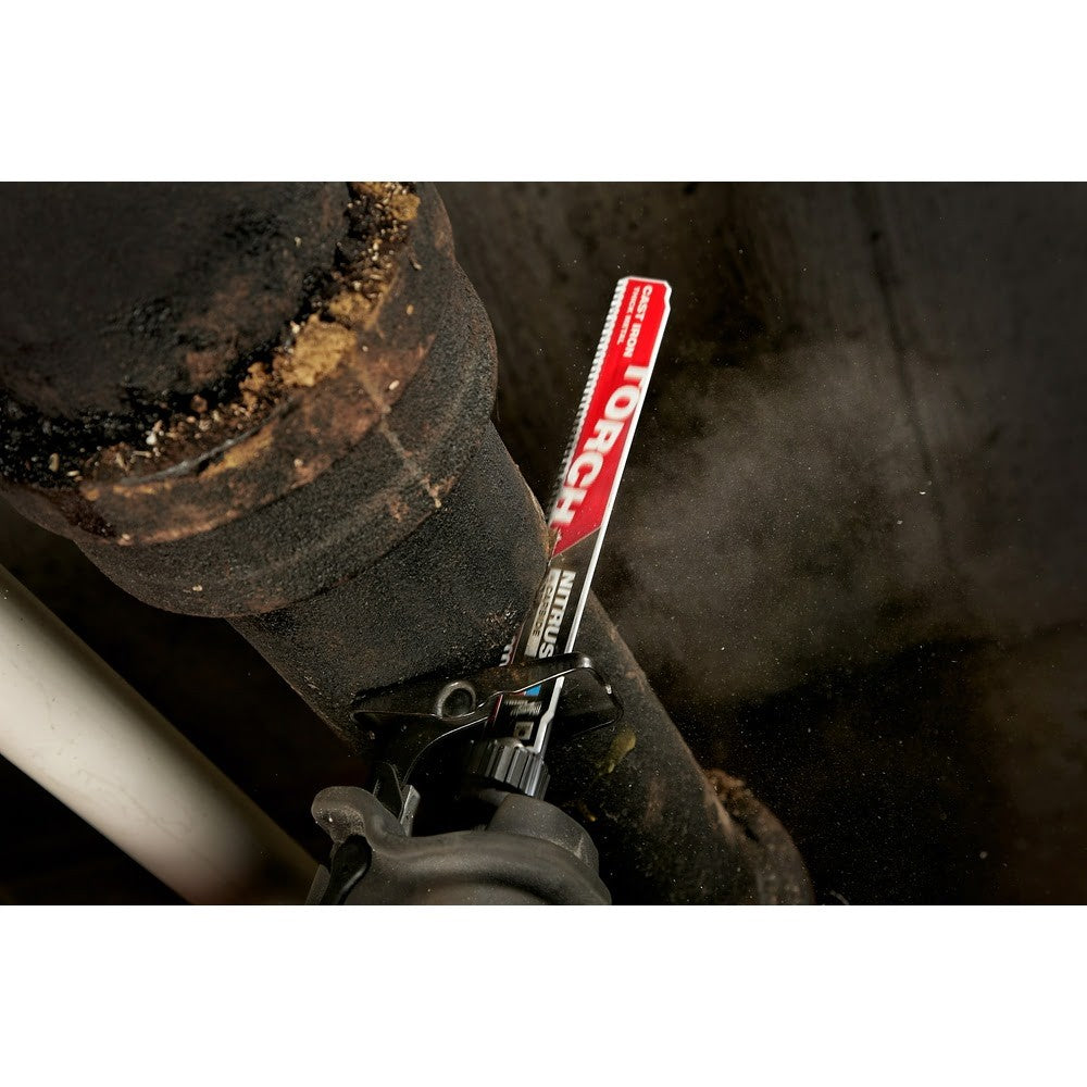 Milwaukee 48-00-5263 12” 7TPI The TORCH™ with NITRUS Carbide™ for Cast Iron SAWZALL®  Blade 1Pk