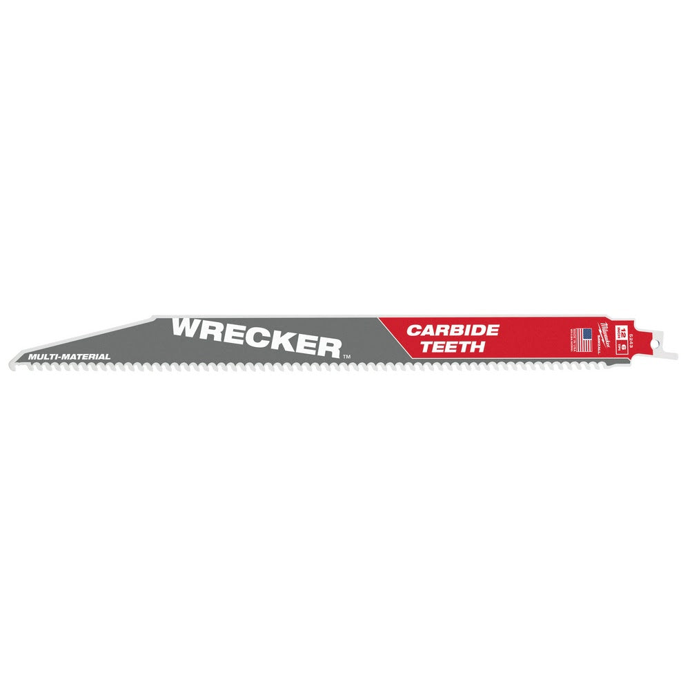 Milwaukee 48-00-5343 12 6TPI THE WRECKER™ with Carbide Teeth SAWZALL® Blade 3Pk