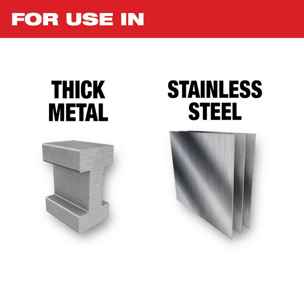 Milwaukee 48-00-5503 12” 7TPI The TORCH™ with Carbide Teeth SAWZALL® Blade 5Pk