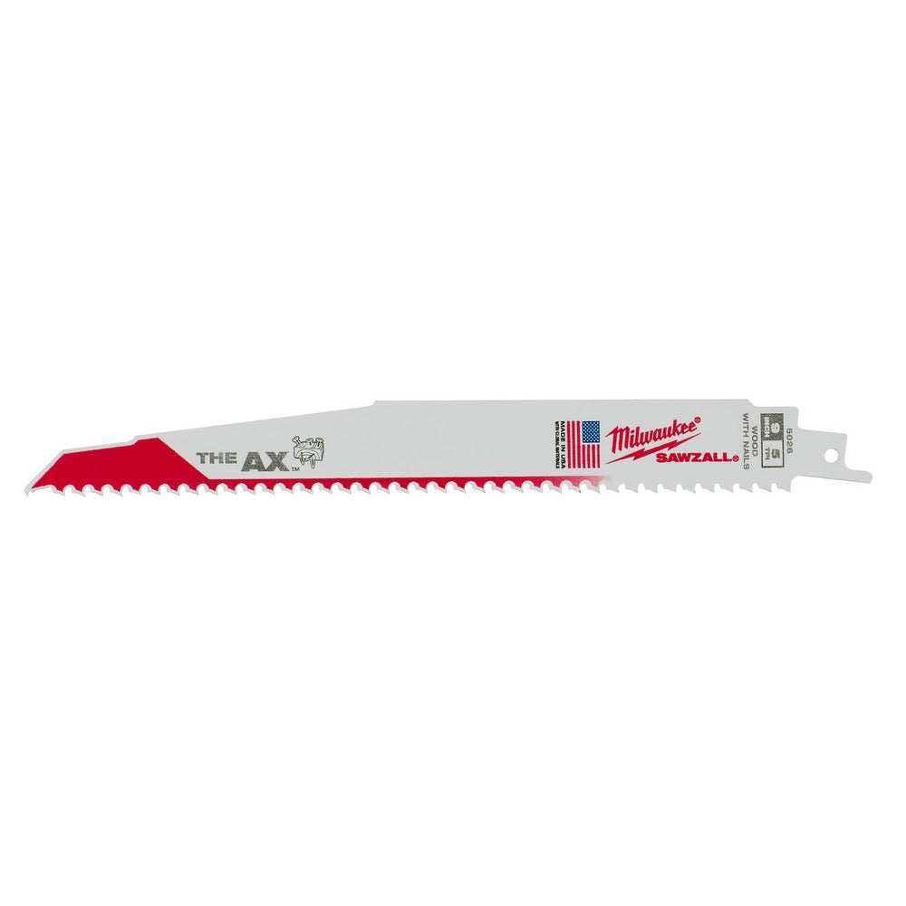 Milwaukee 48-01-7026 Super Sawzall Blade 5 TPI 9-Inch Length, Ax 100 Pack