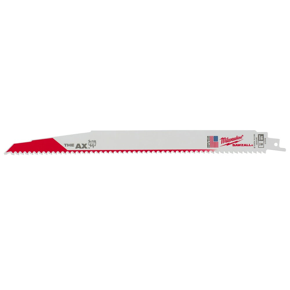 Milwaukee 48-01-7027 Super Sawzall Blade 5TPI 12 Length, Ax