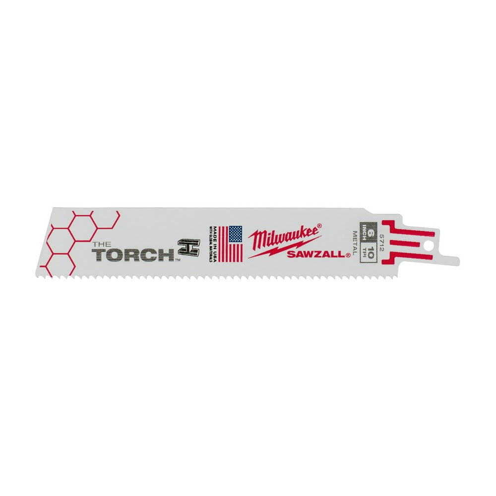 Milwaukee 48-01-7712 6 10 TPI The Torch SAWZALL Blades, 100 Pack