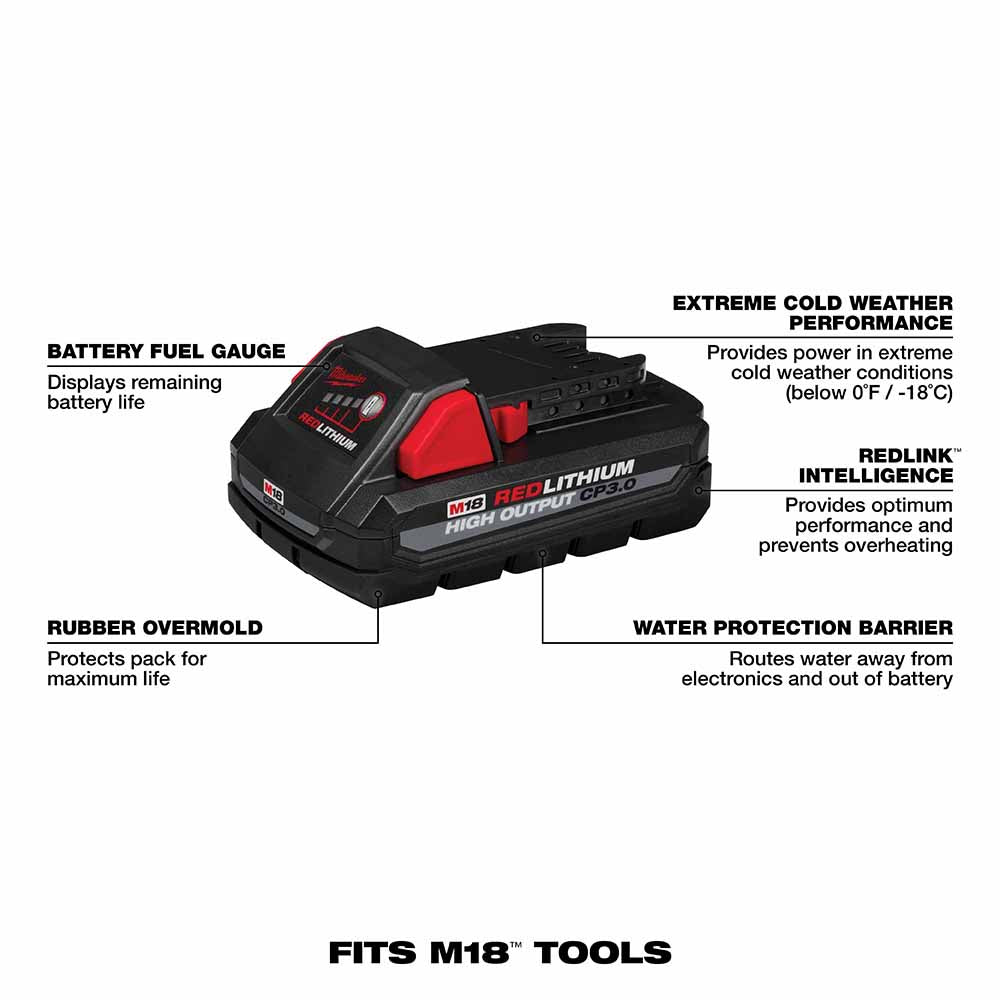 Milwaukee 48-11-1835 M18 REDLITHIUM HIGH OUTPUT CP3.0 Battery