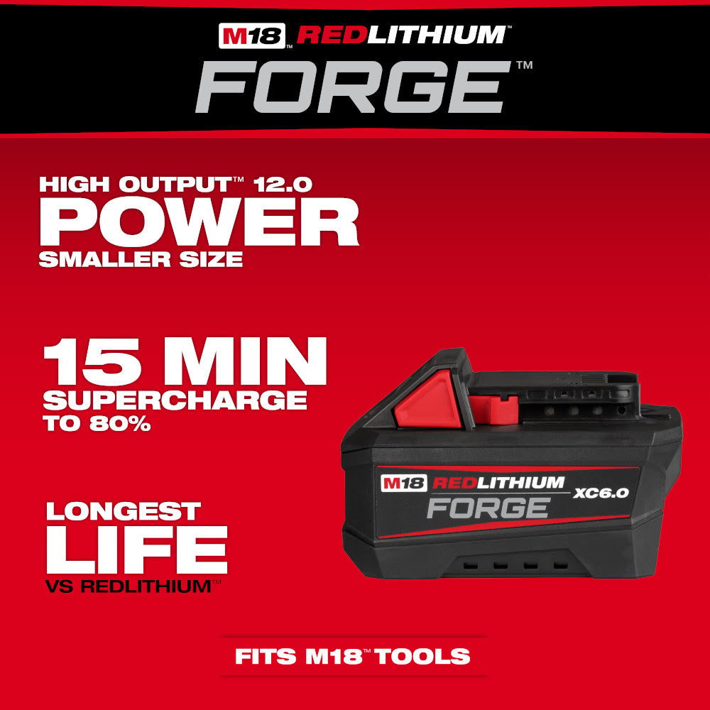 Milwaukee 48-11-1861 M18 REDLITHIUM FORGE XC6.0 Battery Pack