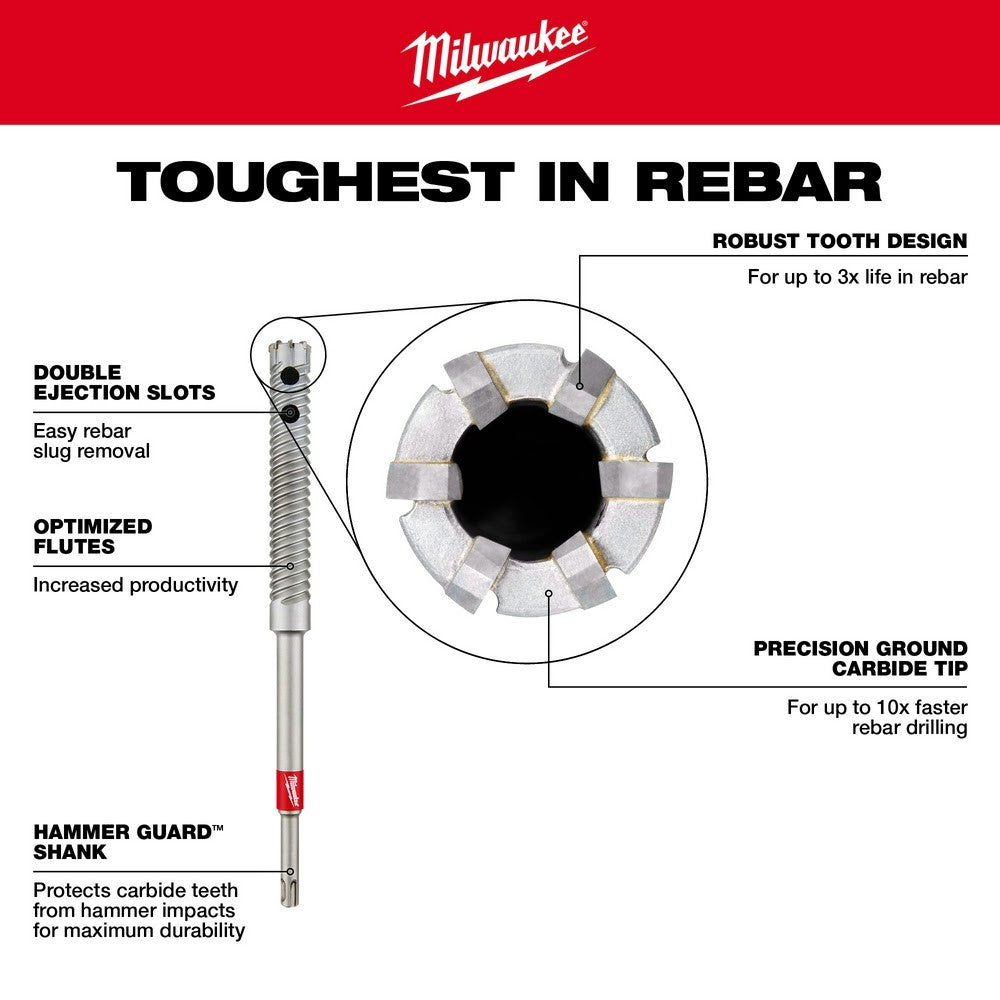 Milwaukee 48-20-6716 SDS PLUS 11/16 X 12 Rebar Cutter