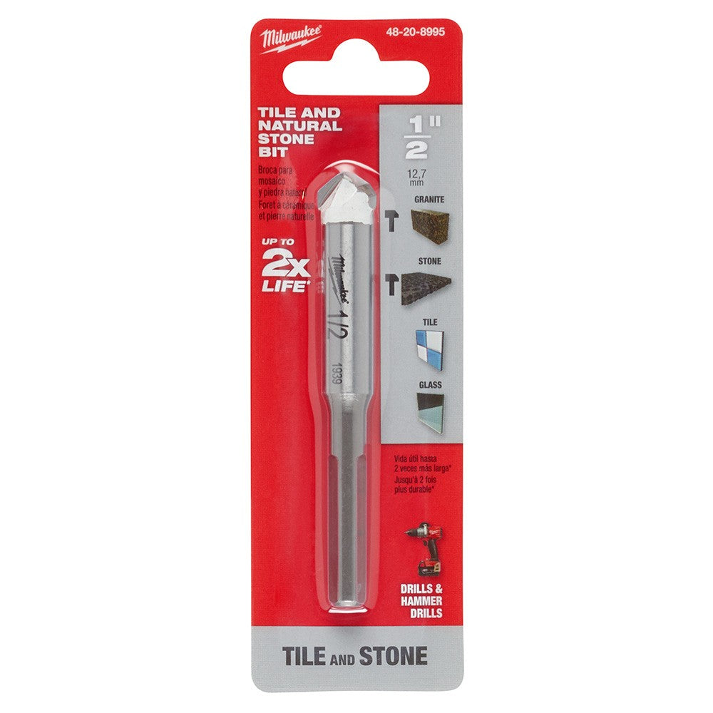 Milwaukee 48-20-8995 1/2 Natural Stone Bit